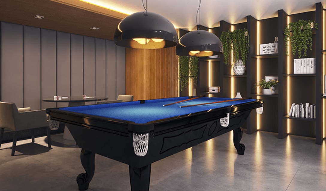 Sala de jogos do Residencial Lumini